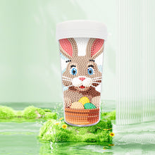 Load image into Gallery viewer, Easter 470ML Travel Home Diamond Painting Art Cup BPA Free With Lid (Rabbit Egg)

