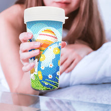 Load image into Gallery viewer, Easter 470ML Travel Home Diamond Painting Art Water Cup BPA Free With Lid (Eggs)
