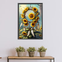 Load image into Gallery viewer, Sunflower Dream Catcher 30*45CM (canvas) Full Round Drill Diamond Painting
