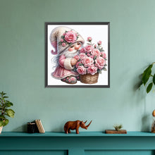 Load image into Gallery viewer, Rose Gnome 30*30CM (canvas) Full Round Drill Diamond Painting
