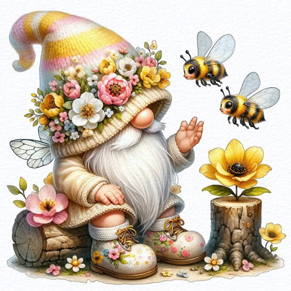 Bee Goblin 30*30CM (canvas) Full Round Drill Diamond Painting