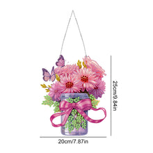 Load image into Gallery viewer, Glow Butterfly Vase 5D DIY Diamond Painting Dots Pendant Office Decor (KJ095)
