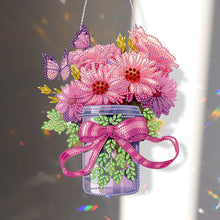 Load image into Gallery viewer, Glow Butterfly Vase 5D DIY Diamond Painting Dots Pendant Office Decor (KJ095)
