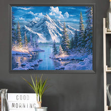 Load image into Gallery viewer, Woods Snow Mountain 50*40CM (canvas) Full Square Drill Diamond Painting
