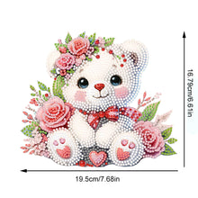 Load image into Gallery viewer, Single Side Special Shape Diamond Painting Hanging Pendant for Home Decor (Bear)
