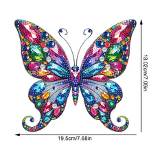 Load image into Gallery viewer, Single Side Special Shape Diamond Painting Hanging Pendant Home Decor(Butterfly)
