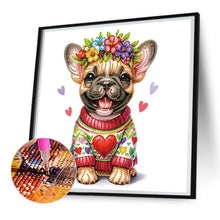 Load image into Gallery viewer, Garland Bulldog 30*30CM (canvas) Partial Special-Shaped Drill Diamond Painting
