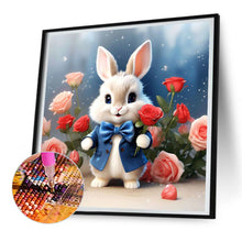 Load image into Gallery viewer, Flower Bunny 30*30CM (canvas) Full Round Drill Diamond Painting
