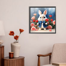 Load image into Gallery viewer, Flower Bunny 30*30CM (canvas) Full Round Drill Diamond Painting
