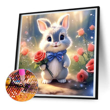 Load image into Gallery viewer, Flower Bunny 30*30CM (canvas) Full Round Drill Diamond Painting
