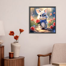 Load image into Gallery viewer, Flower Bunny 30*30CM (canvas) Full Round Drill Diamond Painting
