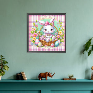 Easter Bunny 30*30CM (canvas) Full Round Drill Diamond Painting