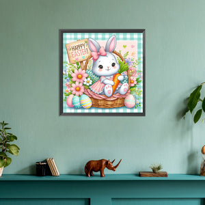 Easter Bunny 30*30CM (canvas) Full Round Drill Diamond Painting