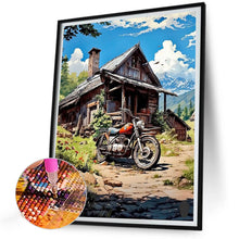 Load image into Gallery viewer, House Motorcycle 30*40CM (canvas) Full Round Drill Diamond Painting
