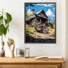 Load image into Gallery viewer, House Motorcycle 30*40CM (canvas) Full Round Drill Diamond Painting
