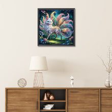 Load image into Gallery viewer, Colorful Tail Fox 30*30CM (canvas) Partial Special-Shaped Drill Diamond Painting
