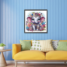 Load image into Gallery viewer, Elephant 30*30CM (canvas) Partial Special-Shaped Drill Diamond Painting

