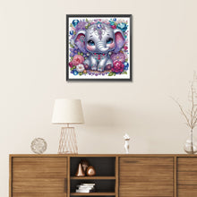 Load image into Gallery viewer, Elephant 30*30CM (canvas) Partial Special-Shaped Drill Diamond Painting
