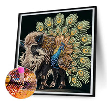 Load image into Gallery viewer, Boar Peacock 30*30CM (canvas) Partial Special-Shaped Drill Diamond Painting
