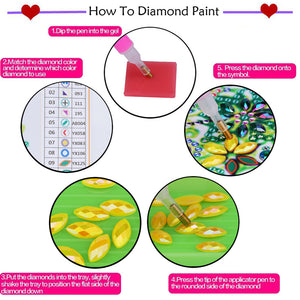 Xiaolong 30*30CM (canvas) Partial Special-Shaped Drill Diamond Painting