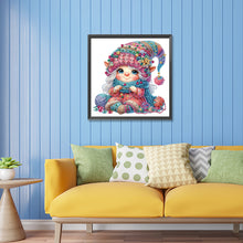 Load image into Gallery viewer, The Knitting Gnome 30*30CM (canvas) Partial Special-Shaped Drill Diamond Painting
