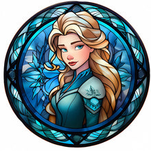 Load image into Gallery viewer, Glass Painting Disney Princess-Princess Anna 40*40CM (canvas) Full AB Round Drill Diamond Painting

