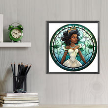 Load image into Gallery viewer, Glass Painting Disney Princess-Princess Diana 40*40CM (canvas) Full AB Round Drill Diamond Painting
