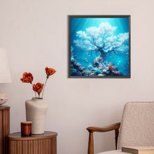 Load image into Gallery viewer, Beautiful Sacred Tree Under The Sea 30*30CM (canvas) Full Round Drill Diamond Painting
