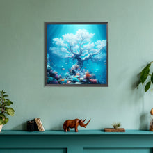 Load image into Gallery viewer, Beautiful Sacred Tree Under The Sea 30*30CM (canvas) Full Round Drill Diamond Painting
