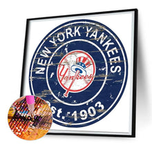 Load image into Gallery viewer, New York Yankees Logo 30*30CM (canvas) Full Round Drill Diamond Painting
