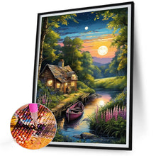 Load image into Gallery viewer, Houses Village 30*40CM (canvas) Full Round Drill Diamond Painting
