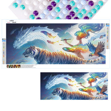 Load image into Gallery viewer, Tiger And Dragon 90*40CM (canvas) Full Round Drill Diamond Painting
