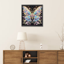 Load image into Gallery viewer, Colorful Butterfly 30*30CM (canvas) Partial Special-Shaped Drill Diamond Painting
