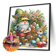 Load image into Gallery viewer, Easter Egg Gnome 30*30CM (canvas) Partial Special-Shaped Drill Diamond Painting
