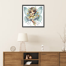 Load image into Gallery viewer, Daffodil Elf Girl 30*30CM (canvas) Partial Special-Shaped Drill Diamond Painting
