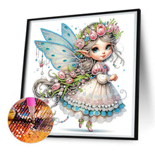 Load image into Gallery viewer, Tulip Elf Girl 30*30CM (canvas) Partial Special-Shaped Drill Diamond Painting
