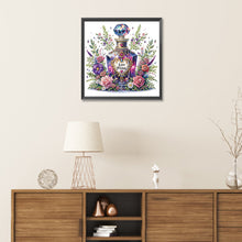 Load image into Gallery viewer, Purple Floral Perfume 30*30CM (canvas) Partial Special-Shaped Drill Diamond Painting
