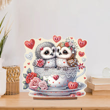 Load image into Gallery viewer, Acrylic Owl 5D DIY Diamond Painting Art Tabletop Home Decoration (Owl in Cup)
