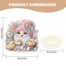 Load image into Gallery viewer, Acrylic Gnome Diamond Painting Art Tabletop Home Decoration (Egg Chick Gnome 3)
