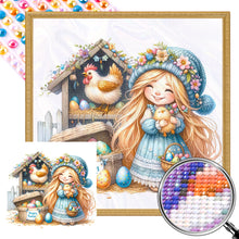 Load image into Gallery viewer, Goblin Little Girl 30*30CM (canvas) Full AB Round Drill Diamond Painting
