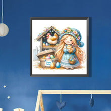 Load image into Gallery viewer, Goblin Little Girl 30*30CM (canvas) Full AB Round Drill Diamond Painting
