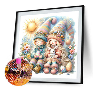 Goblin Basking In The Sun 30*30CM (canvas) Full AB Round Drill Diamond Painting