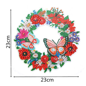 DIY Spot Drill Garland 5D Crystal Diamond Painting Art Wreath Gift (DZ628)