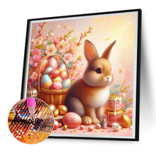 Load image into Gallery viewer, Eggplant And Rabbit 30*30CM (canvas) Full Round Drill Diamond Painting
