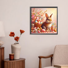 Load image into Gallery viewer, Eggplant And Rabbit 30*30CM (canvas) Full Round Drill Diamond Painting
