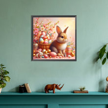 Load image into Gallery viewer, Eggplant And Rabbit 30*30CM (canvas) Full Round Drill Diamond Painting
