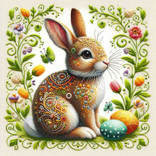 Load image into Gallery viewer, Embroidery Easter Egg Rabbit 30*30CM (canvas) Full Round Drill Diamond Painting
