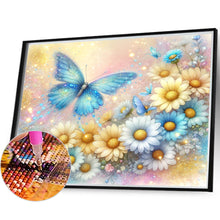 Load image into Gallery viewer, Pearl Daisy Butterfly 35*30CM (canvas) Full Round Drill Diamond Painting
