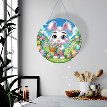 Load image into Gallery viewer, Easter Rabbit Diamond Painting Hanging Pendant Art for Wall Decor (White Rabbit)
