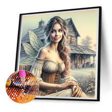 Load image into Gallery viewer, Garden Butterfly Fairy 30*30CM (canvas) Full Round Drill Diamond Painting
